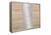 Zobrazit detail zboží: skříň Malibu 250 sonoma (Skříně 250cm)