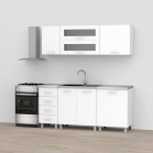 kuchyňská linka Rea zz3 180cm bílá v57