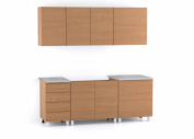 Zobrazit detail zboží: kuchyňská linka Rea 180cm buk v72 (kuchyně komplet)