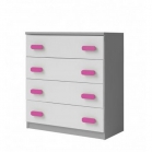 Zobrazit detail zboží: komoda ID-Sm 2 02 šedá (dětský pokoj ID-Sm 2 šedá)
