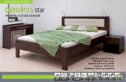 Zobrazit detail zboží: postel Denerys Star 160cm dub (Postele z masivu 160cm)
