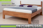 Zobrazit detail zboží: postel Denerys Live 160cm dub (Postele z masivu 160cm)