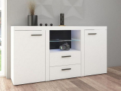 Zobrazit detail zboží: komoda Robben 2D2S bílá (Komody z lamina)