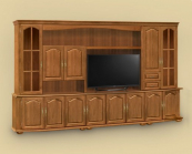 Zobrazit detail zboží: Av obývací stěna mod. 500XL (Av dřevo lípa)