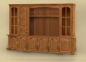 Zobrazit detail zboží: Av obývací stěna mod. 501XL L/D (Av dřevo lípa)