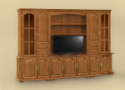 Zobrazit detail zboží: Av obývací stěna mod. 508XL (Av dřevo lípa)