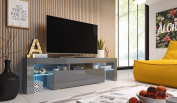 Zobrazit detail zboží: RTV stůl Toro 158 šedá/šedá (TV stolky)