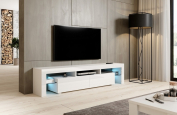 Zobrazit detail zboží: RTV stůl Toro 200 bílá/bílá (TV stolky)