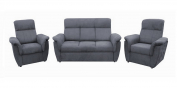 Zobrazit detail zboží: sedací souprava Modena 3R+1+1 šedá (sedací soupravy klasické)