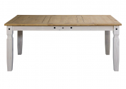 Zobrazit detail zboží: Jídelní stůl 178x92 CORONA bílý vosk (nábytek Corona bílá)