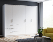 Zobrazit detail zboží: skříň Haga 255 bílá (Skříně 250cm)