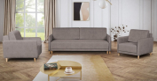 Zobrazit detail zboží: sedací souprava Pegy 3R+1+1 šedohnědá (sedací soupravy klasické)