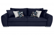 Zobrazit detail zboží: pohovka Gaspar IV mega lux, navy (Pohovky)