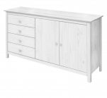 Zobrazit detail zboží: komoda 2 dveře + 4 zásuvky TORINO bílá (nábytek Torino bílý)