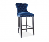 Zobrazit detail zboží: barová židle August H-1 modrá (Barové židle)