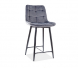 Zobrazit detail zboží: barová židle CHic H-2 šedá (Barové židle)