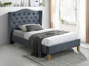 Zobrazit detail zboží: postel Aspen V 120cm šedá (čalouněná postel 120cm)