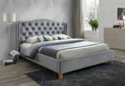 Zobrazit detail zboží: postel Aspen V 140cm šedá (čalouněná postel 140cm)