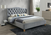 Zobrazit detail zboží: postel Aspen V 180cm šedá (čalouněná postel 180cm)