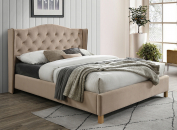 Zobrazit detail zboží: postel Aspen V 140cm béžová (čalouněná postel 140cm)