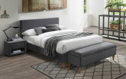 postel SG-Azurro 160cm šedá