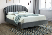 postel SG-Calabria 160cm šedá