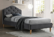 Zobrazit detail zboží: postel CHloe 90cm šedá (válenda 90cm)