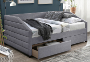Zobrazit detail zboží: postel SG-Nadia 120cm šedá (čalouněná postel 120cm)