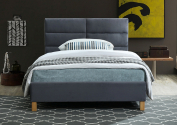 Zobrazit detail zboží: postel SG-Sierra 120cm tm.šedá (čalouněná postel 120cm)