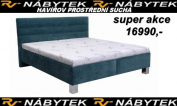 Zobrazit detail zboží: postel Wendy 160cm super akce (čalouněná postel 160cm)