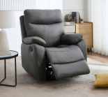 Zobrazit detail zboží: Polohovací křeslo, hnědá, látka vintage, TV-4092 GREY3 (Křesla polohovací a masážní)