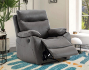 Relaxační křeslo, elektrické ovládání, látka vintage, TV-4094 GREY3