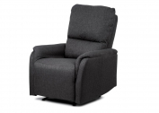 Polohovací křeslo, béžová látka, TV-5060 GREY2