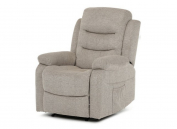 Polohovací křeslo TV-4086 Lan2 – béžová žinil látka, pohodlné sezení