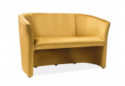 Zobrazit detail zboží: Klubové dvojkřeslo TM-2 – Bluvel žlutá 68 (Ušáky)