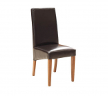 Zobrazit detail zboží: Židle Tomi buk | látka i pravá kůže (Židle dřevěné)