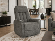 Zobrazit detail zboží: Polohovací křeslo TV-H9727 GREY2 | Elektrické 2 motory, masáž, vyhřívání (Křesla polohovací a masážní)