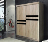Zobrazit detail zboží: Šatní skříň Astra 150 cm dub sonoma | Posuvné dveře (Skříně 150cm)